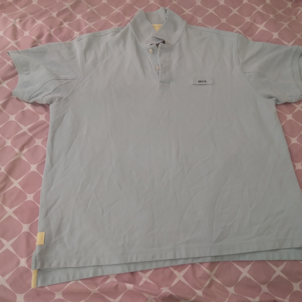 Orvis Light Gray Polo Shirt